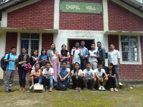 joint fellowship with tuilaphai youth at elizah prayer mount,gelmoul