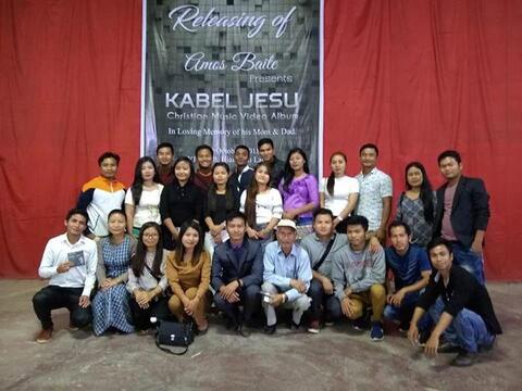 koinonia Gospel Ministry Team at Releasing of Christian music video "kabel Jesu" at YPA Hall hiangtam Lamka @ mr.amos, Koinonai Artiste.