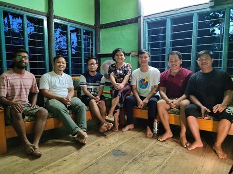 Koinonia and UESI Staff, Ccpur dinner meeting 
