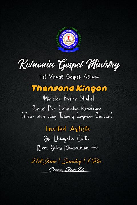 Koinonia album releasing program